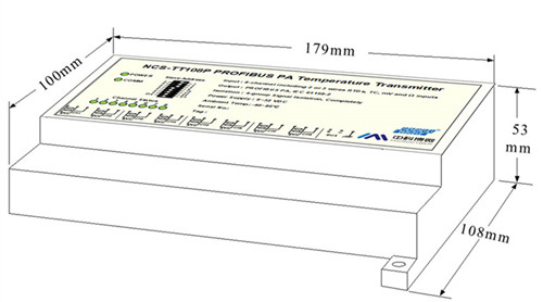 NCS-TT108 Temperature Transmitter Size Shown.jpg